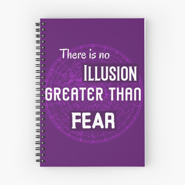 Item preview, There Is No Illusion Greater Than Fear. Conquer Your Fear Motivational Quote designed and sold by Rebel-Design.