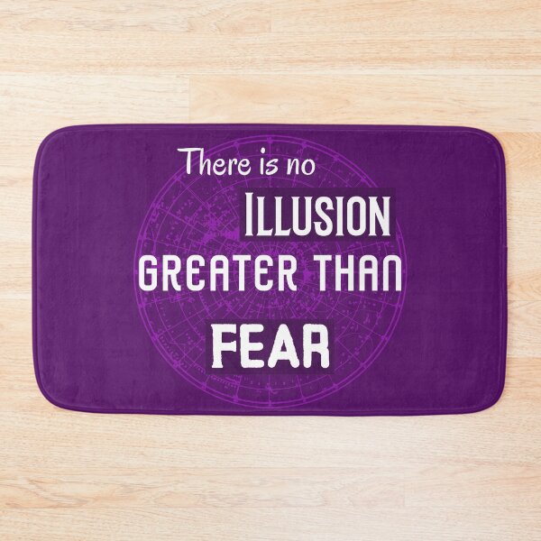 Item preview, There Is No Illusion Greater Than Fear. Conquer Your Fear Motivational Quote designed and sold by Rebel-Design.