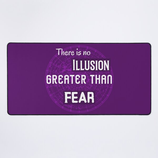 Item preview, There Is No Illusion Greater Than Fear. Conquer Your Fear Motivational Quote designed and sold by Rebel-Design.