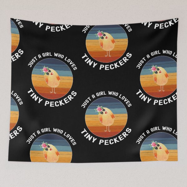 Item preview, Just A Girl Who Loves Tiny Peckers designed and sold by SportyDogShop.