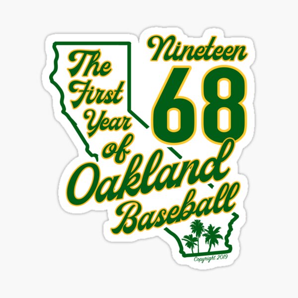 THE RETIRED NUMBER VINTAGE OAKLAND BASEBALL STICKER WITH A RICKEY HENDERSON  SHIRT | Essential T-Shirt