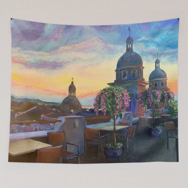 Item preview, Santiago de Cuba View From Hotel Rooftop designed and sold by studioroya.