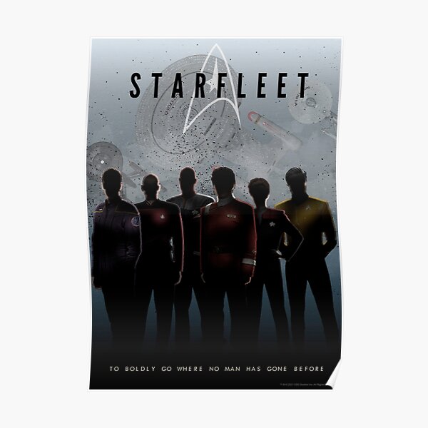 Star Fleet Captains from Star Trek Poster