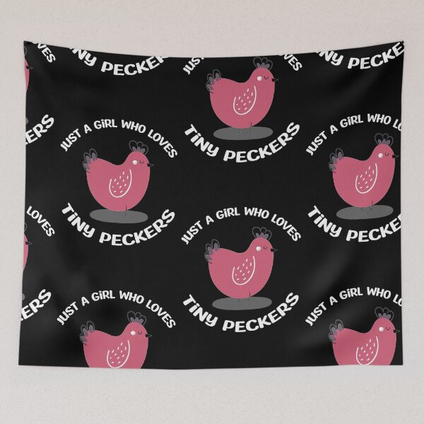 Item preview, Just A Girl Who Loves Tiny Peckers designed and sold by SportyDogShop.
