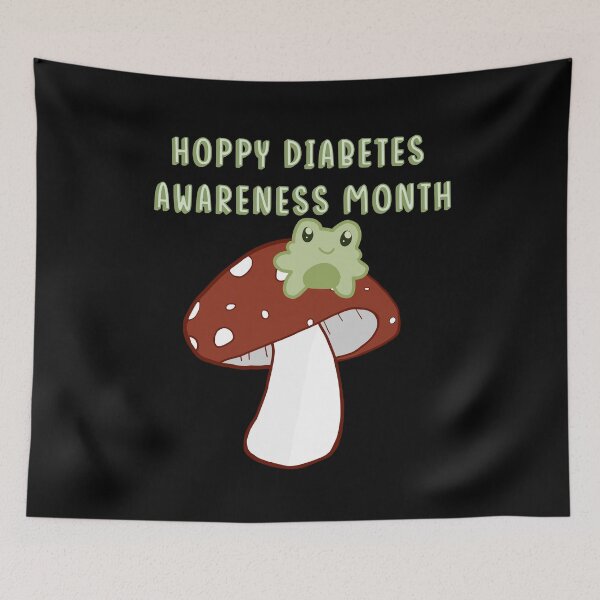 Item preview, Hoppy Diabetes Awareness Month designed and sold by CatGirl101.