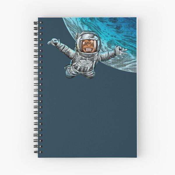 Artikelvorschau, Astronautenaffe im Nirvana-Stil entworfen und verkauft von Nicodesign17.