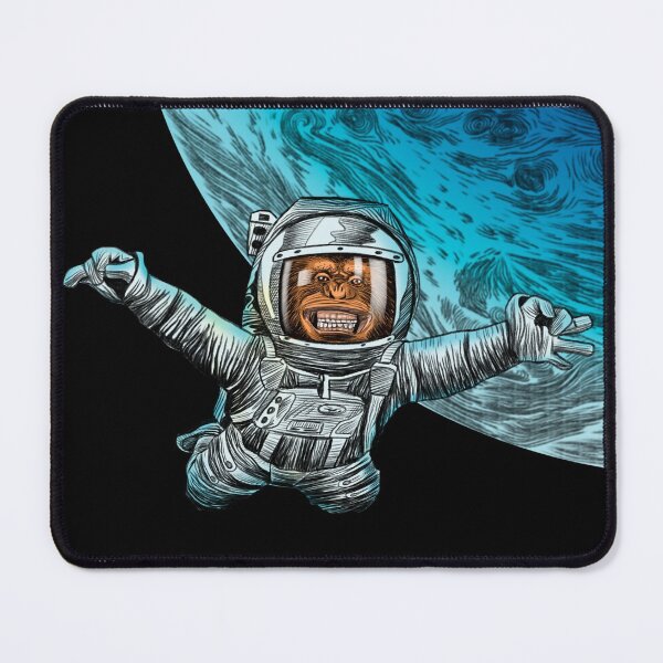 Artikelvorschau, Astronautenaffe im Nirvana-Stil entworfen und verkauft von Nicodesign17.