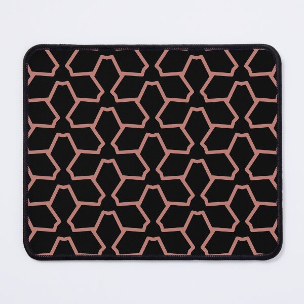 Item preview, Dark Pink and Black Tessellation Line Pattern 12 - 2022 Popular Color Sherwin Williams Coral Clay SW 9005 designed and sold by ColorOfTheYears.