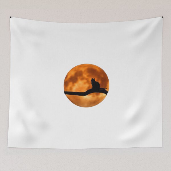 Item preview, CAT AND THE MOON designed and sold by Marakstore.