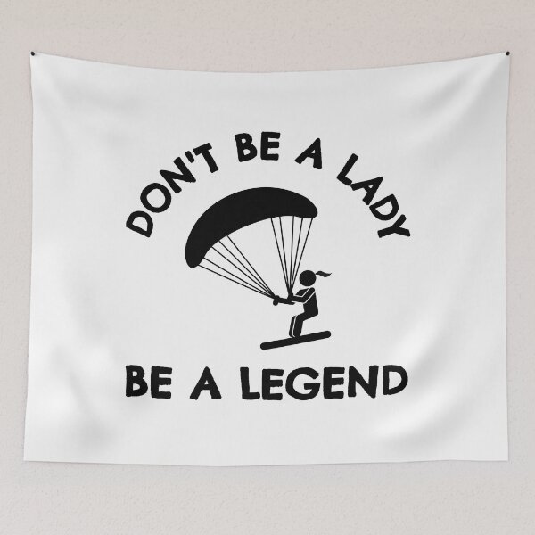 Item preview, Kite surfing: Don't be a lady be a legend designed and sold by TheGreenGoat.