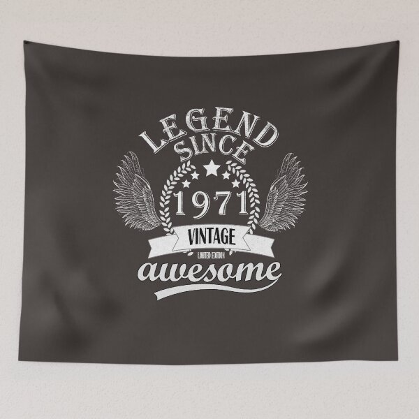 Item preview, Legend Since 1971 Limited Edition | Vintage 51th Birthday designed and sold by JooArtPrints  ★★★★★.