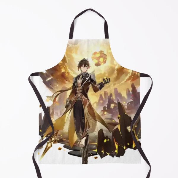 Item preview, Zhongli Banner Graphic Genshin Impact designed and sold by Klee K.