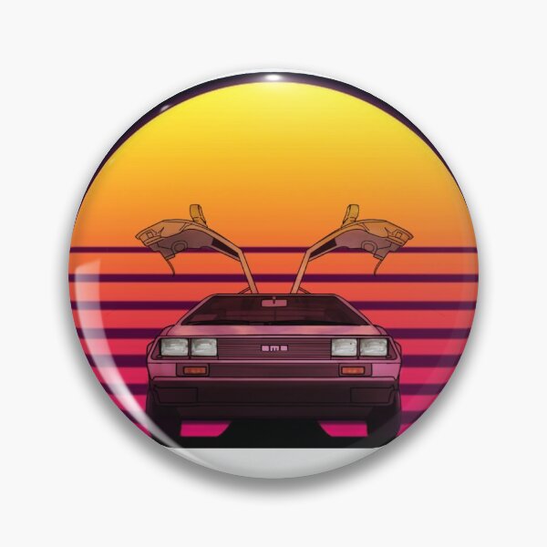Item preview, delorean vaporwave no background designed and sold by agmg.