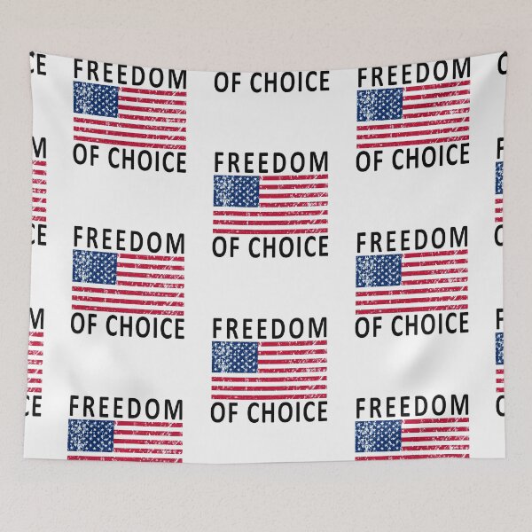 Item preview, freedom of choice flag shirt women designed and sold by davinci101.