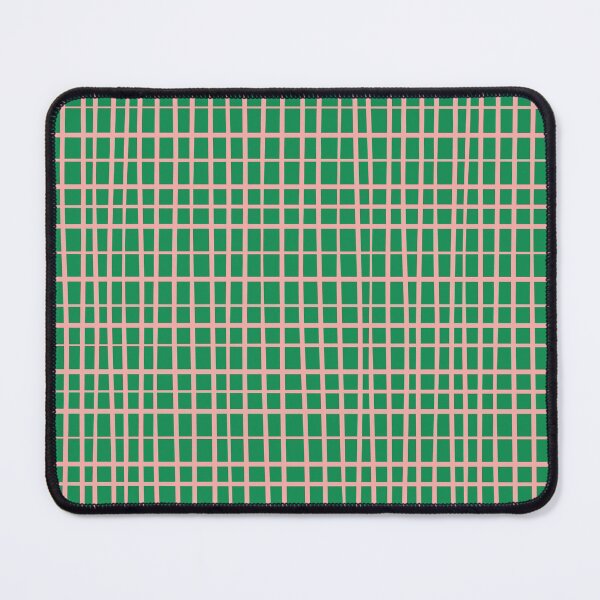 Item preview, Irregular Grid Pattern in Green and Pink designed and sold by kierkegaard.