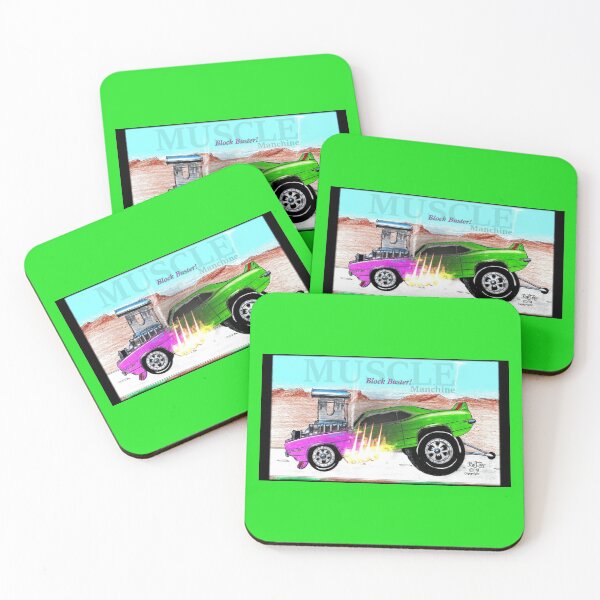 Item preview,   Muscle  Car  //  Manchines             /      The Big Block Buster! designed and sold by Imagin8er.
