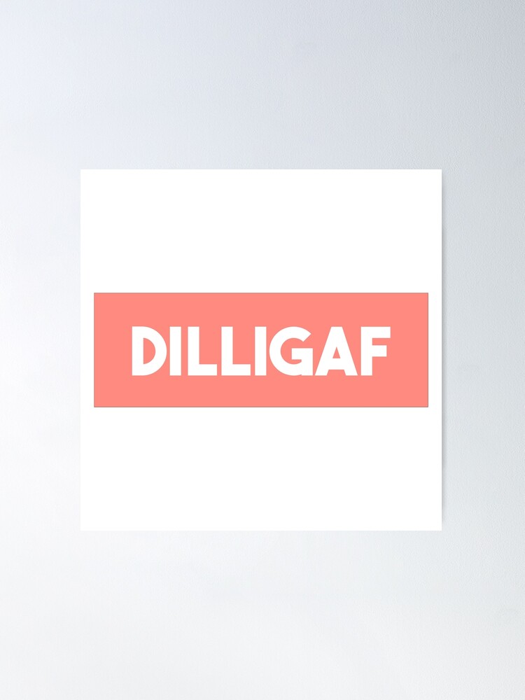 Dilligaf Poster for Sale by AyateeArt