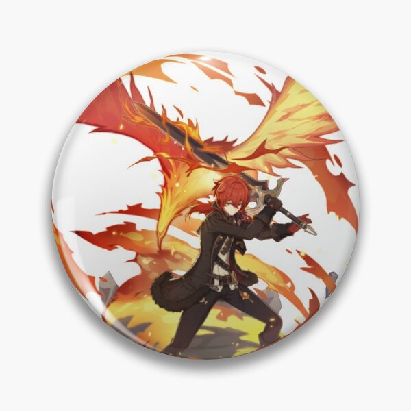 Item preview, Diluc Banner Graphic Genshin Impact designed and sold by Klee K.