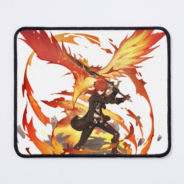 Item preview, Diluc Banner Graphic Genshin Impact designed and sold by Klee K.