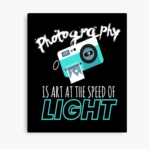 Item preview, Speed Of Light Camera Photography Photo designed and sold by MooonTees.