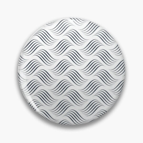 Item preview, Navy Blue and White Wavy Tessellation Line Pattern - 2022 Popular Color Sherwin Williams Naval SW 6244 designed and sold by ColorOfTheYears.