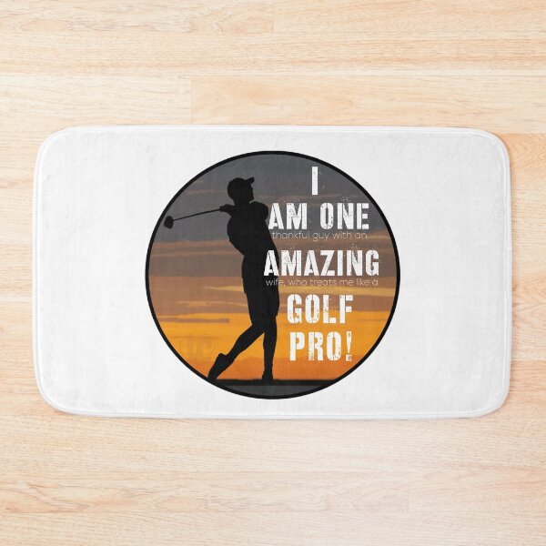 Item preview, Funny Golf Design, Thankful Guy With Amazing Wife Who Treats Me Like a Golf Pro designed and sold by LifeCrush.
