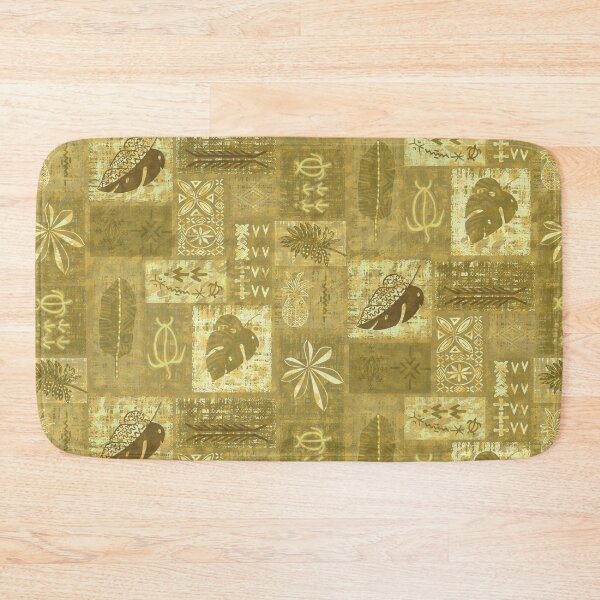 Item preview, VIntage Golden Samoan Patchwork Tapa Artboard designed and sold by sunnthreads.