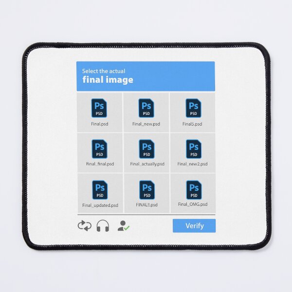 Item preview, Every Graphic Designer Final Version Parody Verify Code designed and sold by elhefe.