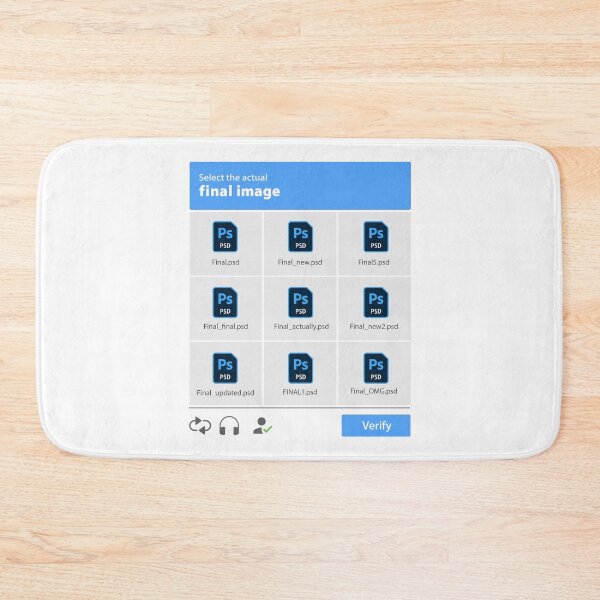 Item preview, Every Graphic Designer Final Version Parody Verify Code designed and sold by elhefe.