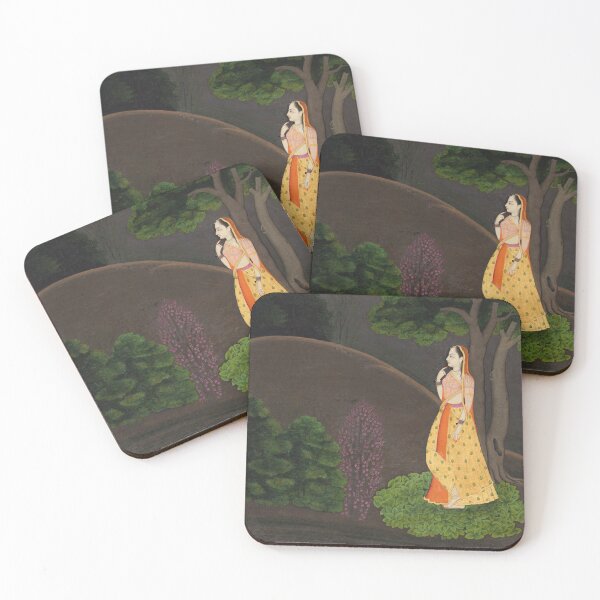 Item preview, The Heroine Who Waits Anxiously for Her Absent Lover designed and sold by HinduArtGallery.