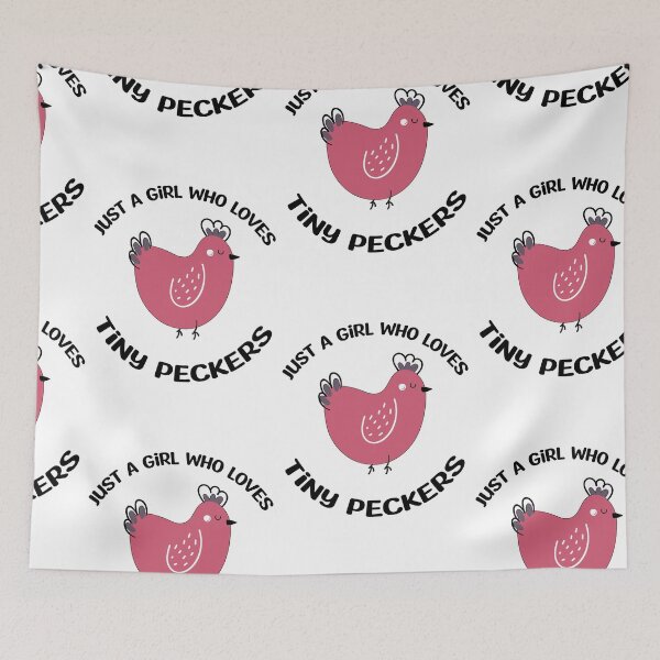 Item preview, Just A Girl Who Loves Tiny Peckers designed and sold by SportyDogShop.