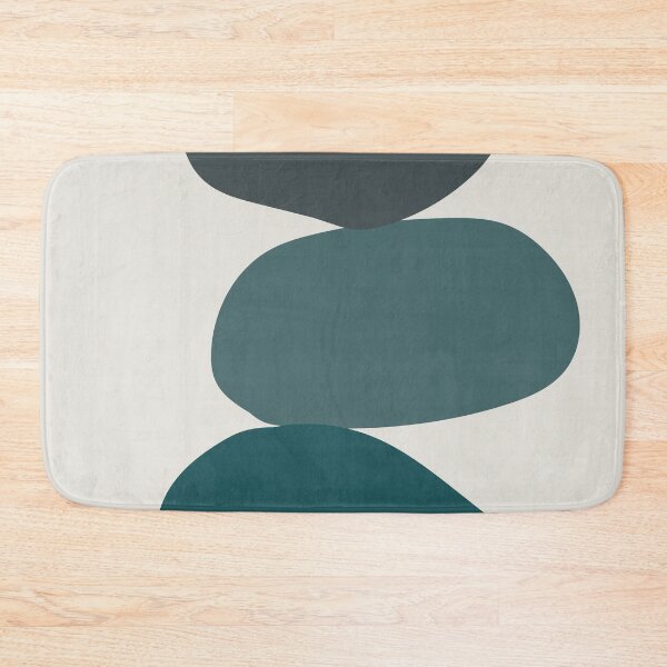 Item preview, Three Balancing Stones in Teal designed and sold by Teallady.