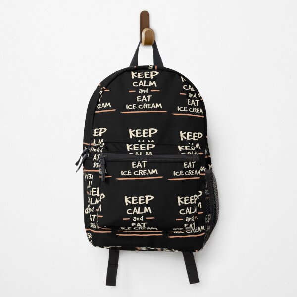 Item preview, Keep calm and eat ice cream quote funny designed and sold by YoungESC.