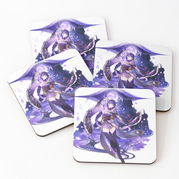 Item preview, Baal Raiden Shogun Character Banner Graphic Genshin Impact designed and sold by Klee K.