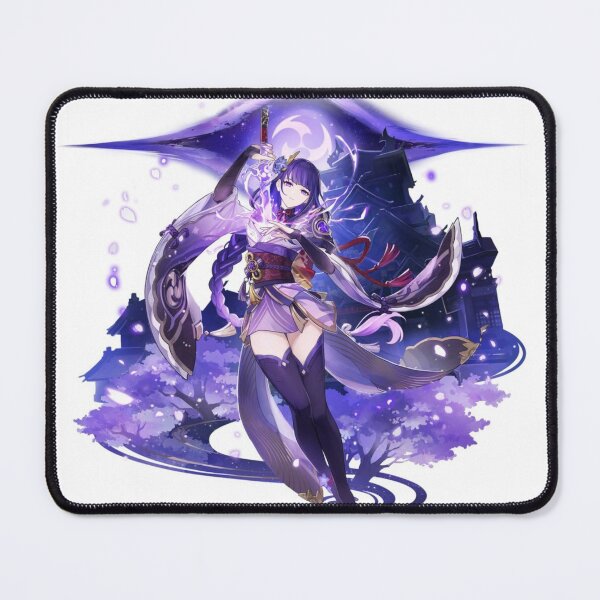 Item preview, Baal Raiden Shogun Character Banner Graphic Genshin Impact designed and sold by Klee K.