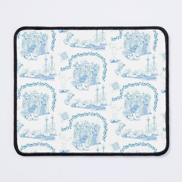 Item preview, Holiday Orchestra Toile designed and sold by BartholGraphics.