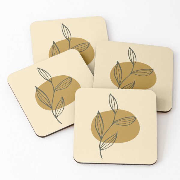 Item preview, Japandi Circle and Leaf designed and sold by Coralgb.