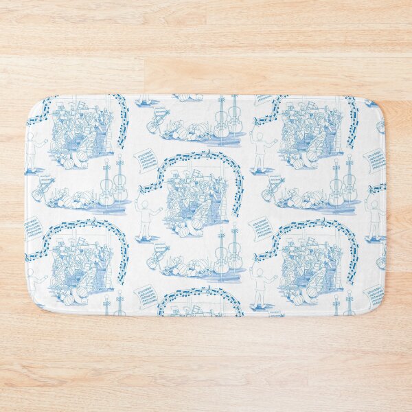 Item preview, Holiday Orchestra Toile designed and sold by BartholGraphics.