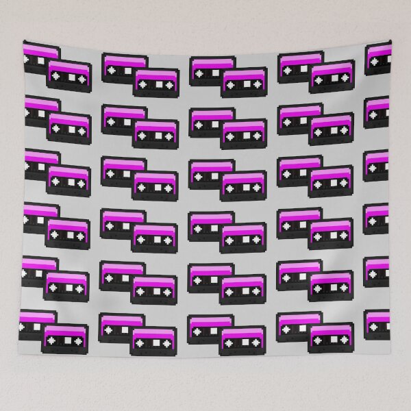 Item preview, Pink Pixel Cassette Tape designed and sold by rin3d .