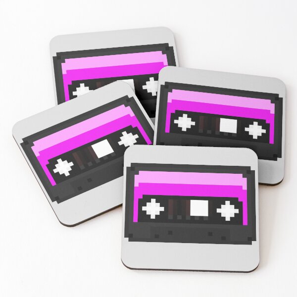 Item preview, Pink Pixel Cassette Tape designed and sold by rin3d .