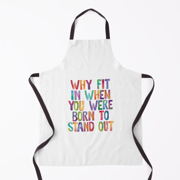 Item preview, Why Fit In When You Were Born to Stand Out designed and sold by MotivatedType.