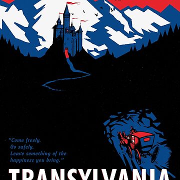 Imagen de la obra Póster de viaje de Drácula - Transilvania de OtterSquad