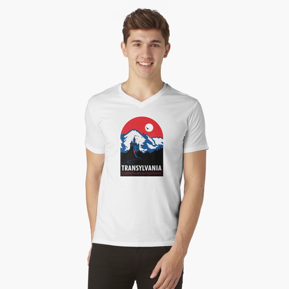 Vista previa del artículo con la obra «Camiseta de cuello en V», diseñado y vendido por OtterSquad.