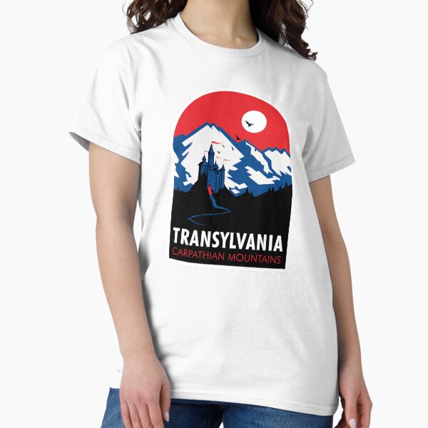 Aperçu de l'œuvre Dracula - Affiche de voyage de Transylvanie créée et vendue par OtterSquad.