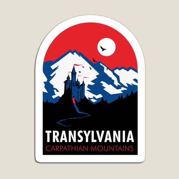 Item preview, Dracula - Transylvanian Travel Poster designed and sold by OtterSquad.