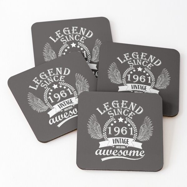 Item preview, Legend Since 1961 Limited Edition | Vintage Gift for 61th Birthday designed and sold by JooArtPrints  ★★★★★.