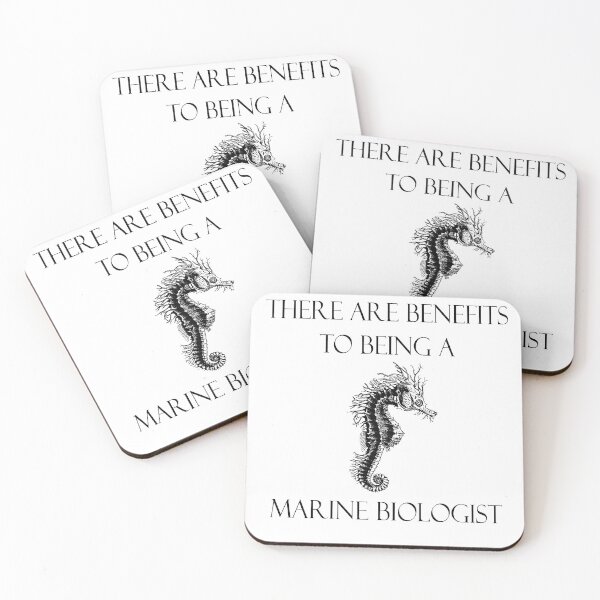 Item preview, (Marine Biologist) Tere are benefits to being a Marine Biologist Seahorse version designed and sold by LaPatataLatina.