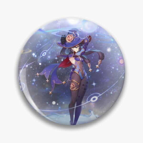 Item preview, Mona Genshin Impact Character Banner Graphic designed and sold by Klee K.