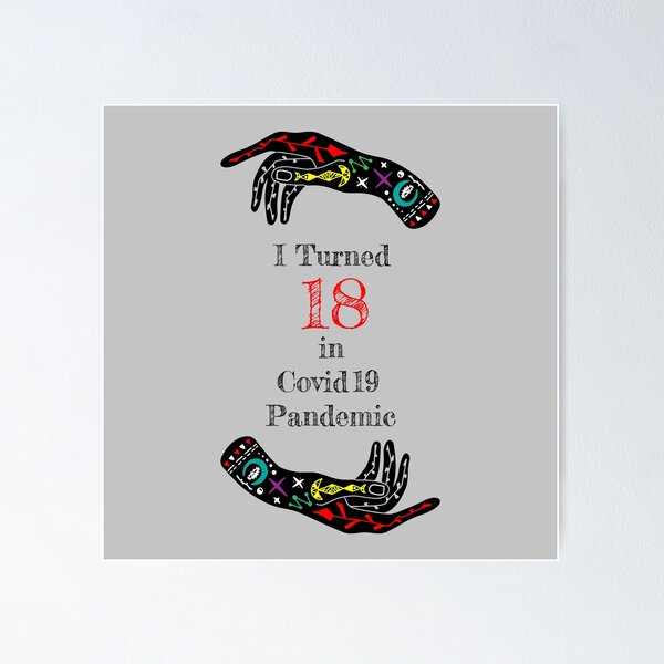 Item preview, 18th Birthday in Pandemic designed and sold by PodiShawna.