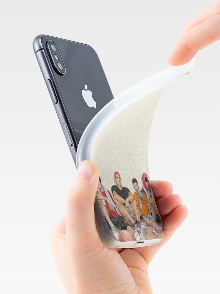 Sakuragi Slam Dunk Liquid Glass Drop-proof iPhone Case